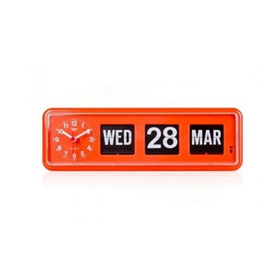 [트웸코] 캘린더 플립시계 BQ38 (Orange)