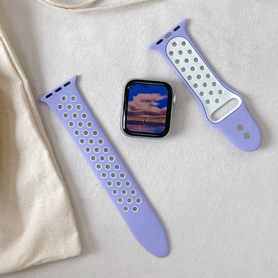 애플워치 실리콘스트랩 38mm 퍼플