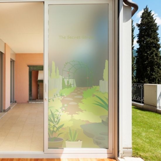 ncdr072-시크릿 가든-샤워부스 유리문시트지