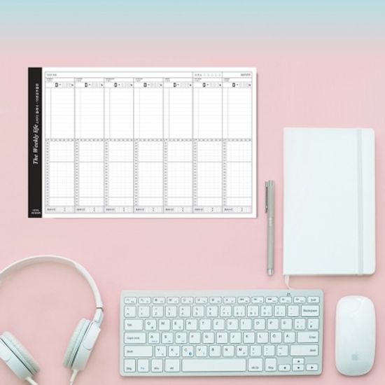 The weekly life (L)-스터디 플래너(10분공부) ver2