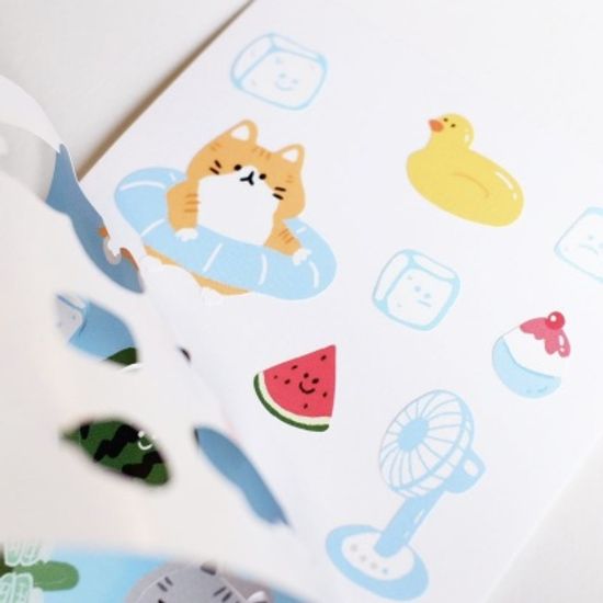 슈슈와 동동의 여름방학 스티커