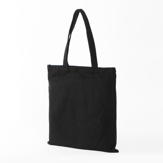 캔버스 포켓 에코백(블랙)/지퍼에코백 가방만들기