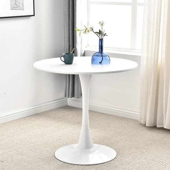 원형 테이블 600(화이트)