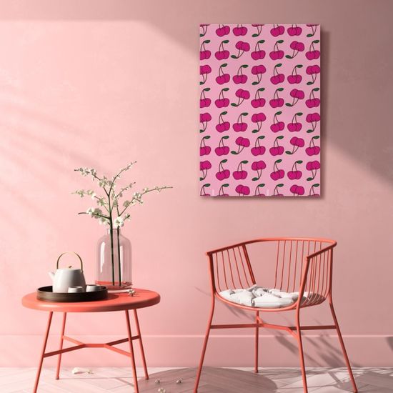 핑크체리 (Art Print) / 일러스트 액자