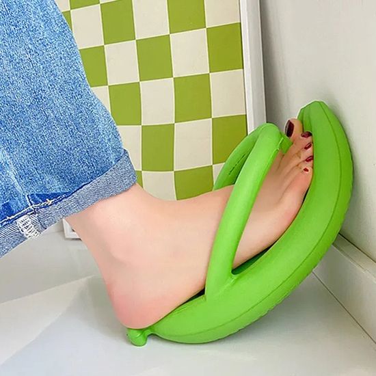 바나나 플립플랍 쪼리 슬리퍼 도톰 EVA 샌들 여름신발