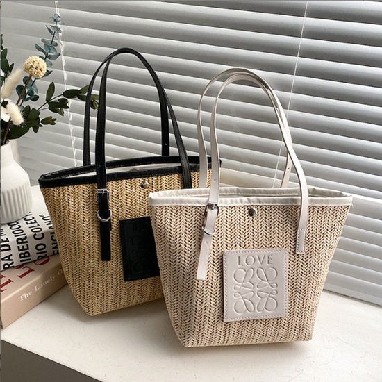 라탄 데일리 숄더 비치 바캉스 백 가방 (WC3B3E5)