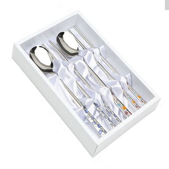 포인트(홍/청)부부수저 신혼부부 수저세트(W114F13)