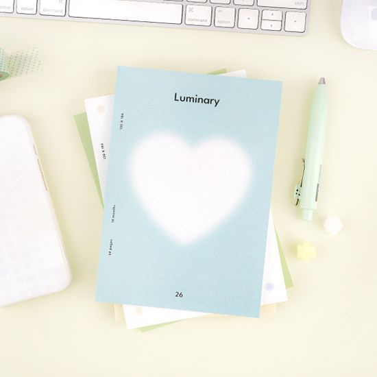 [대시앤도트] 2026 루미너리 먼슬리 다이어리(날짜형)