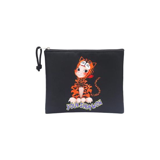 [육심원]플랫파우치 소 코스튬타이거