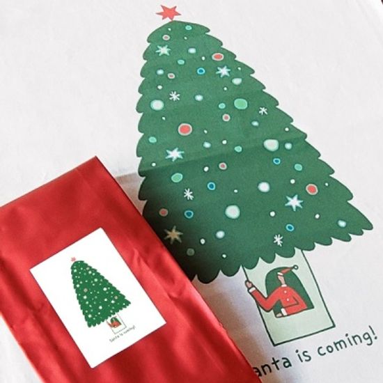 [패브릭 포스터] SANTA IS COMING 크리스마스데코