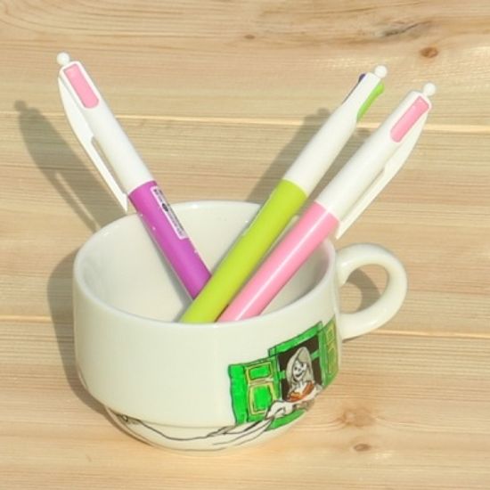 빅 파스텔잉크 유성볼펜 2컬러 패션 멀티펜 A123-3