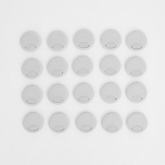 회전형 전선캡 20p 테이블 책상 전선구멍커버 50mm