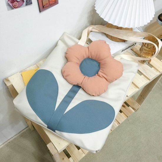 코코 플라워 에코백(아이보리) 숄더백