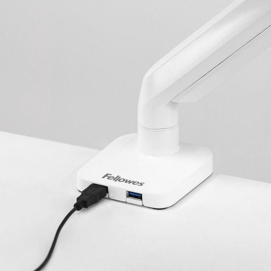 펠로우즈 PT 듀얼 모니터암 거치대 (80563) USB 3.0