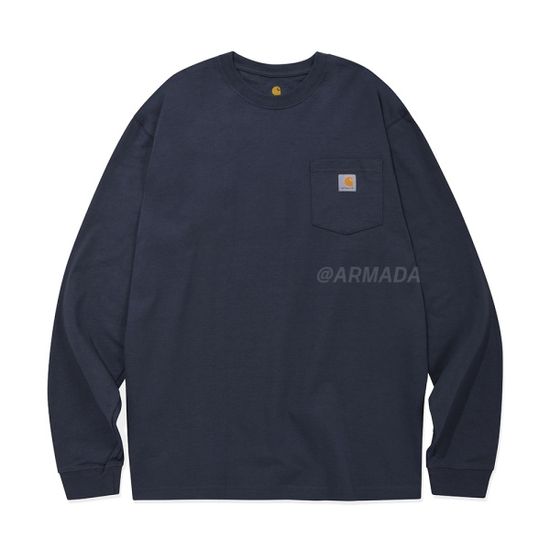 칼하트 K126 워크웨어 포켓 긴팔티셔츠 (8colors)