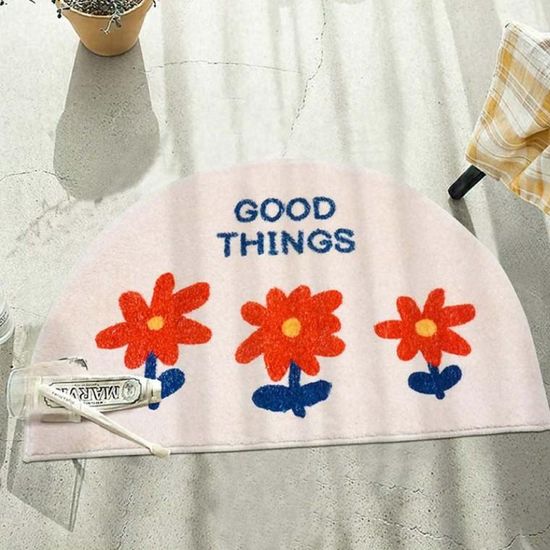 화사하고 폭신한 마이 버디 발매트 굿띵스 현관매트 