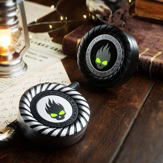 리틀 데빌 고급 야광 메탈 피젯스피너 핑거 핸드 토이