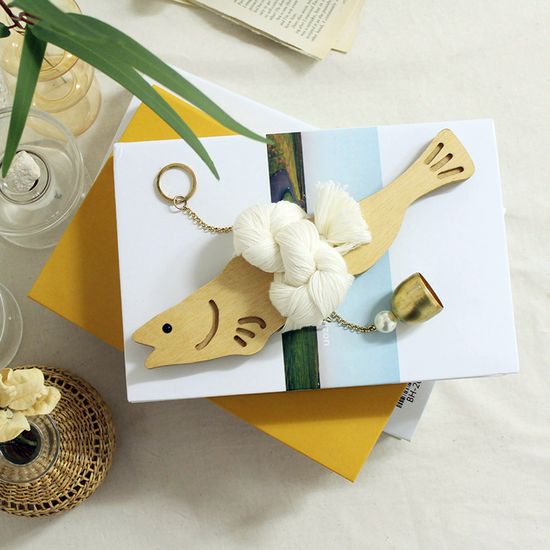 액막이 명태 대형 도어벨 