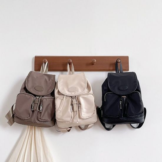 프론트 투 포켓 백팩 배낭