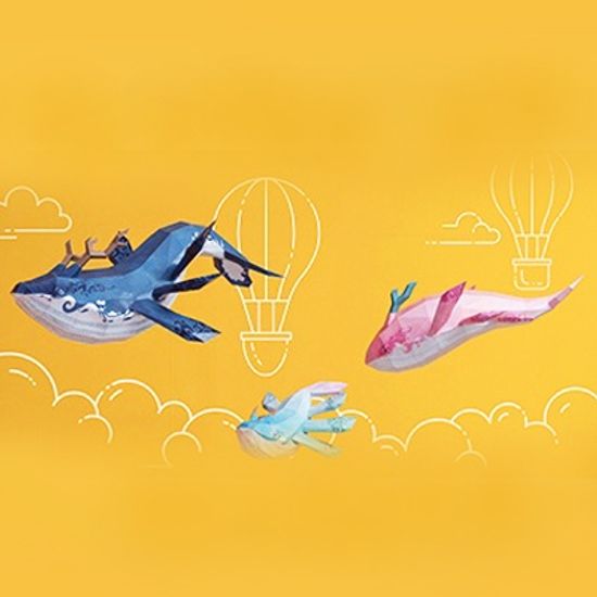 ［톰텐］아빠,엄마,아기고래 세트