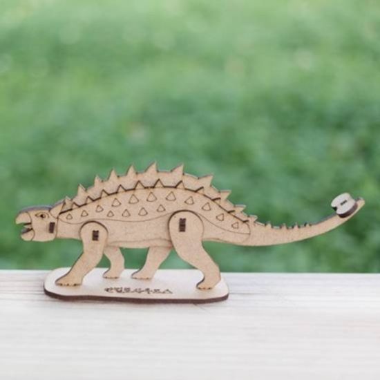 3D입체퍼즐 나무퍼즐 안킬로사우루스 공룡 만들기 수업 놀이키트 장난감 집콕놀이 취미