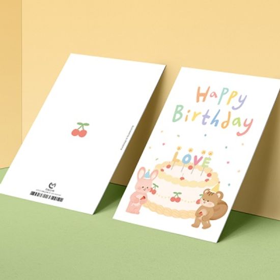 캘리그라피카드 JW2210-Happy Birthday 생일카드
