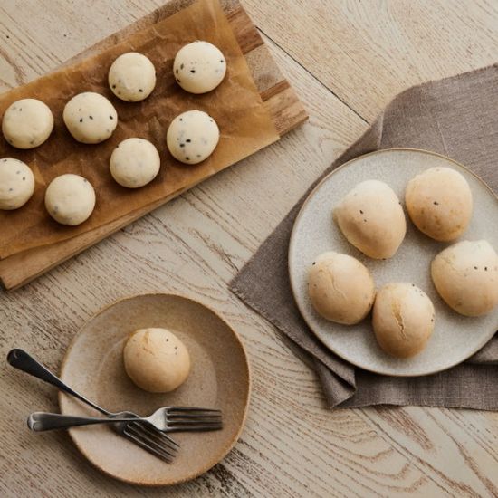 신세계푸드 버터 깨찰빵 생지 2.903kg (90개 내외)