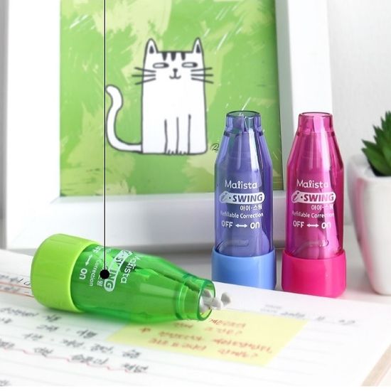 Lifub 미니 수정테이프-아이스윙 본체 3개+리필 5개