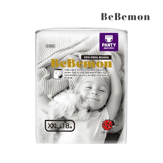 [베베몬]에코네이버팬티형기저귀점보XXL14kg18매입X1P