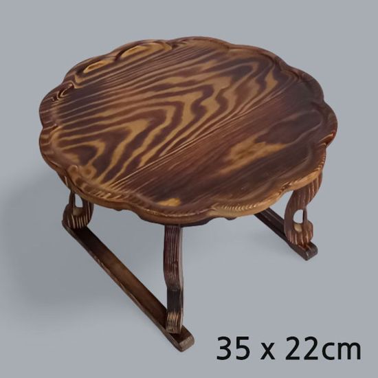 원목 개다리 소반 찻상 4호(WE90E3D)