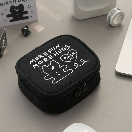 아이코닉 두들 미니 화장품 파우치