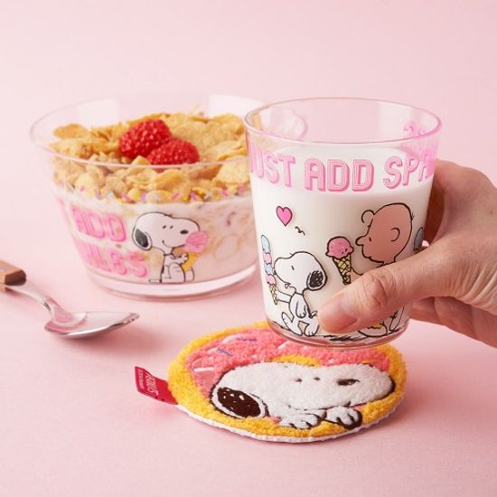 스누피 아크릴 코스터 컵 볼 식기세트C79131*