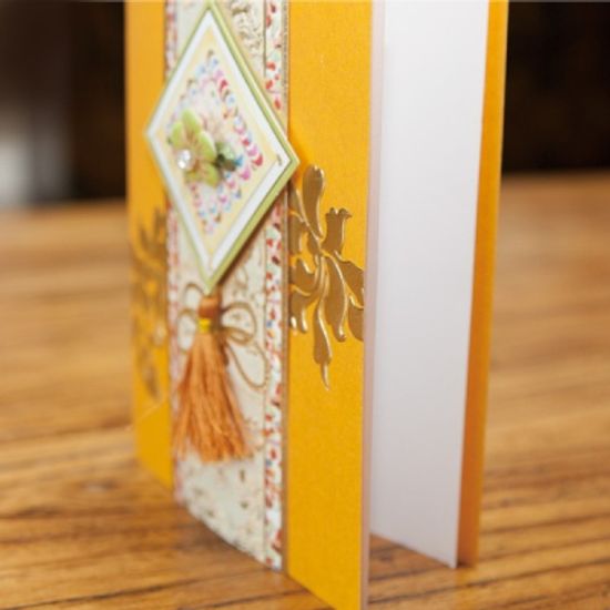 조각보꽃카드 전통 연하장 FT3005-2