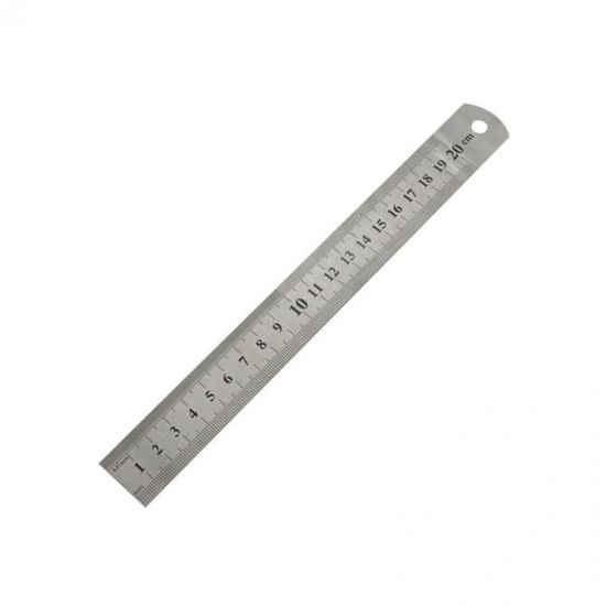 스틸자 20cm 200mm 철자 스텐 쇠 자