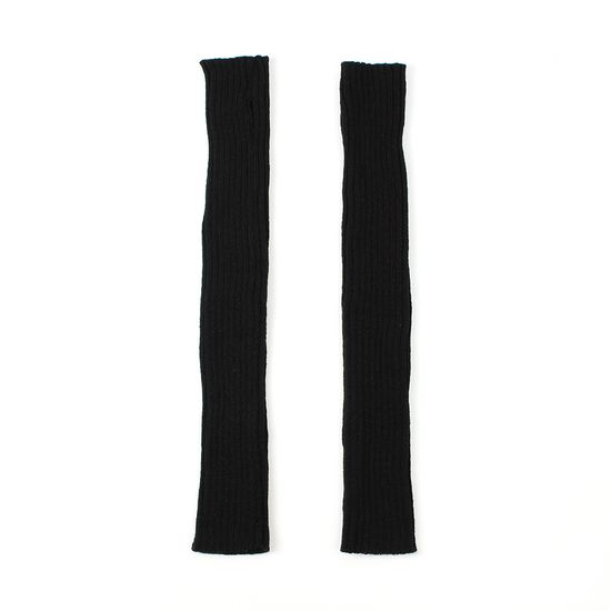 골지 니트 롱 암워머 따뜻한 겨울 팔토시 블랙