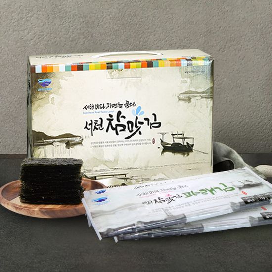 [충남서천] 특산품 파래 참맛김(반장)x15봉