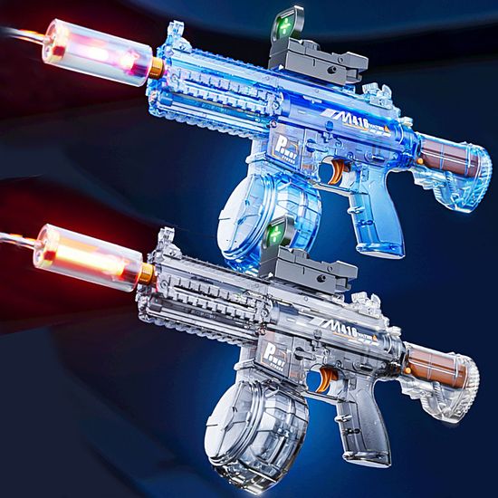 간지 불꽃 투명 m416 레이저 물총 글록 권총 워터건