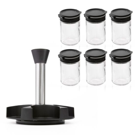 시노글라스 듀얼리드 7P 홈세트 블랙