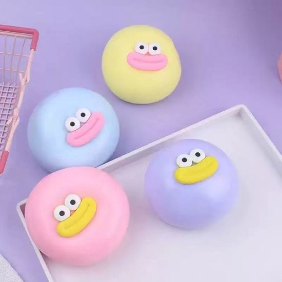 쫀득 파스텔 빵쑥이 캐릭터 말랑이 주물럭 피젯 토이