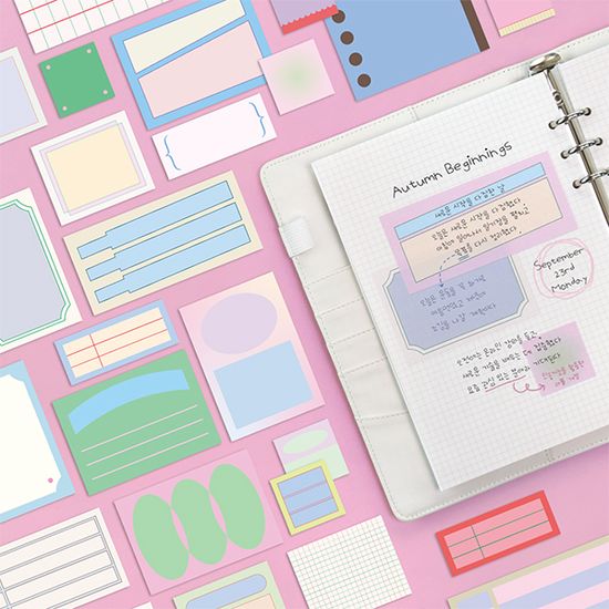 메세지 & 라벨 스티커팩 Series.2 (102매)