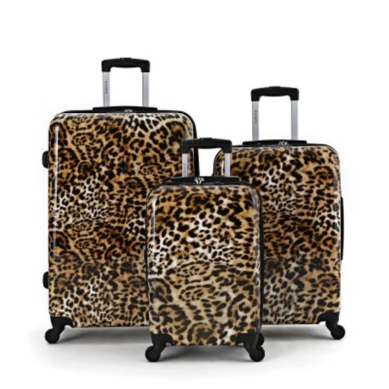 호피무늬 수화물용 캐리어 여행가방 - 28인치
