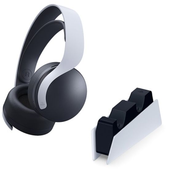 PS5 PULSE 3D 무선 헤드셋 + 듀얼센스 충전거치대