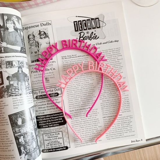 Birthday Band 생일머리띠