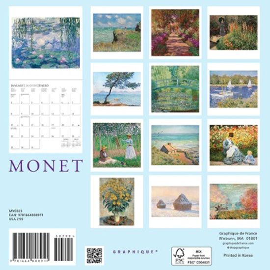 2023 미니캘린더 Monet  (GR)