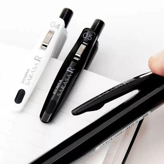 제브라 더 진해진 0.4mm 중성펜 사라사 R JJS29 1자루