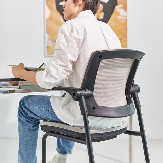 풀메쉬 사무실 회의용 의자 피치트렌디 AM7 (2륜형)