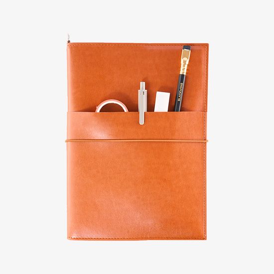 [각인 가능] 톤랜드 포켓 가죽 북커버