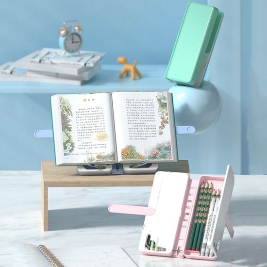 DIY 스티커 데코 플라스틱 필통 연필 케이스 독서대