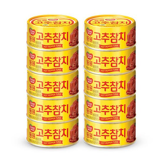[동원] 라이트 스탠다드 참치/고추참치 10캔 골라담기