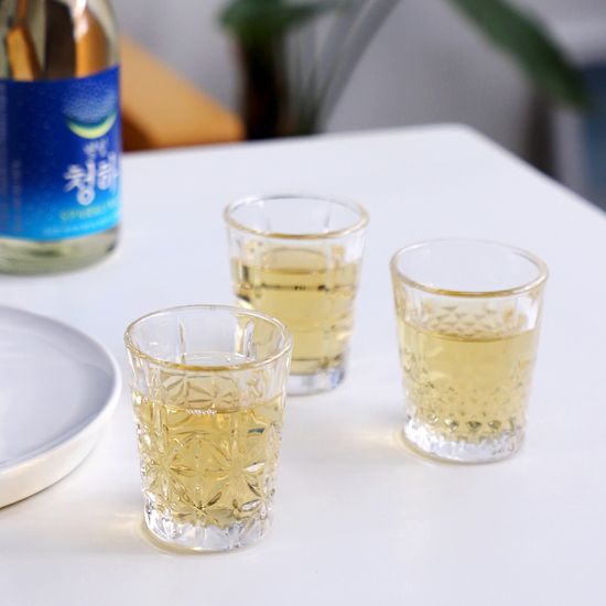 러델 아르네 유리 소주잔 56ml 3종 택1